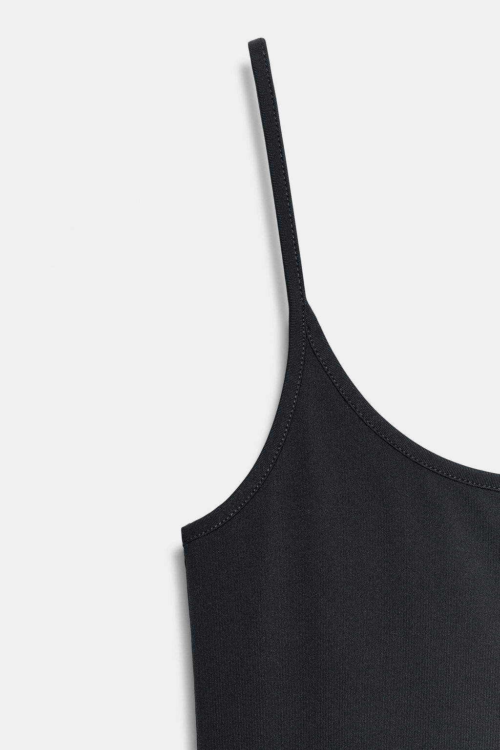 CAMISETA POLIAMIDA TIRANTES FINOS / Antracita oscuro - Zara фото 6