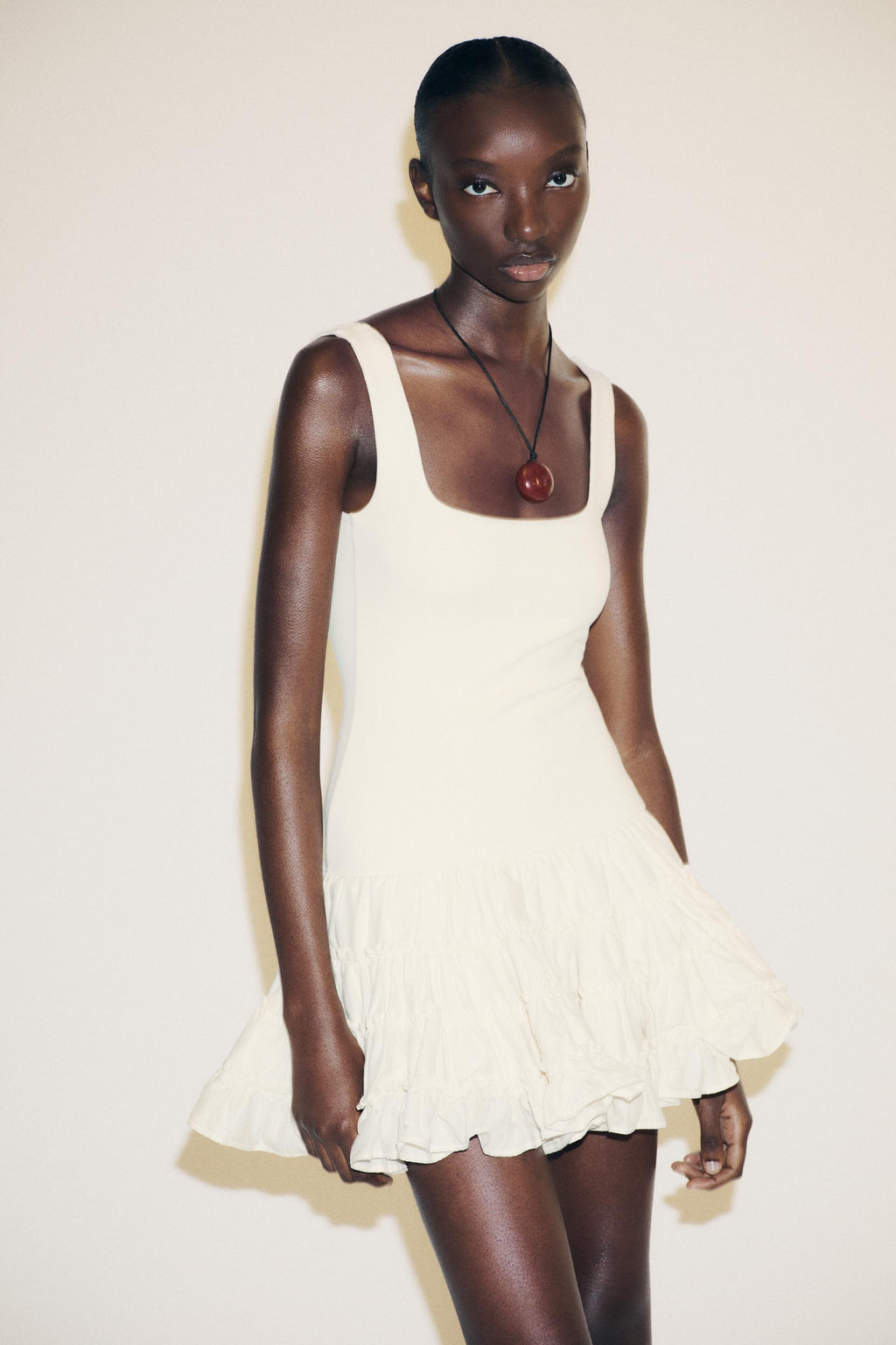 VOLUMINOUS COMBINED DRESS - Zara фото 3