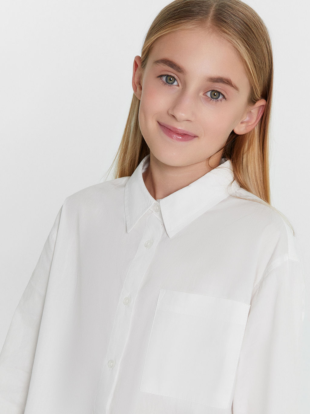 Рубашка для девочек в белом цвете - Mark formelle фото 5