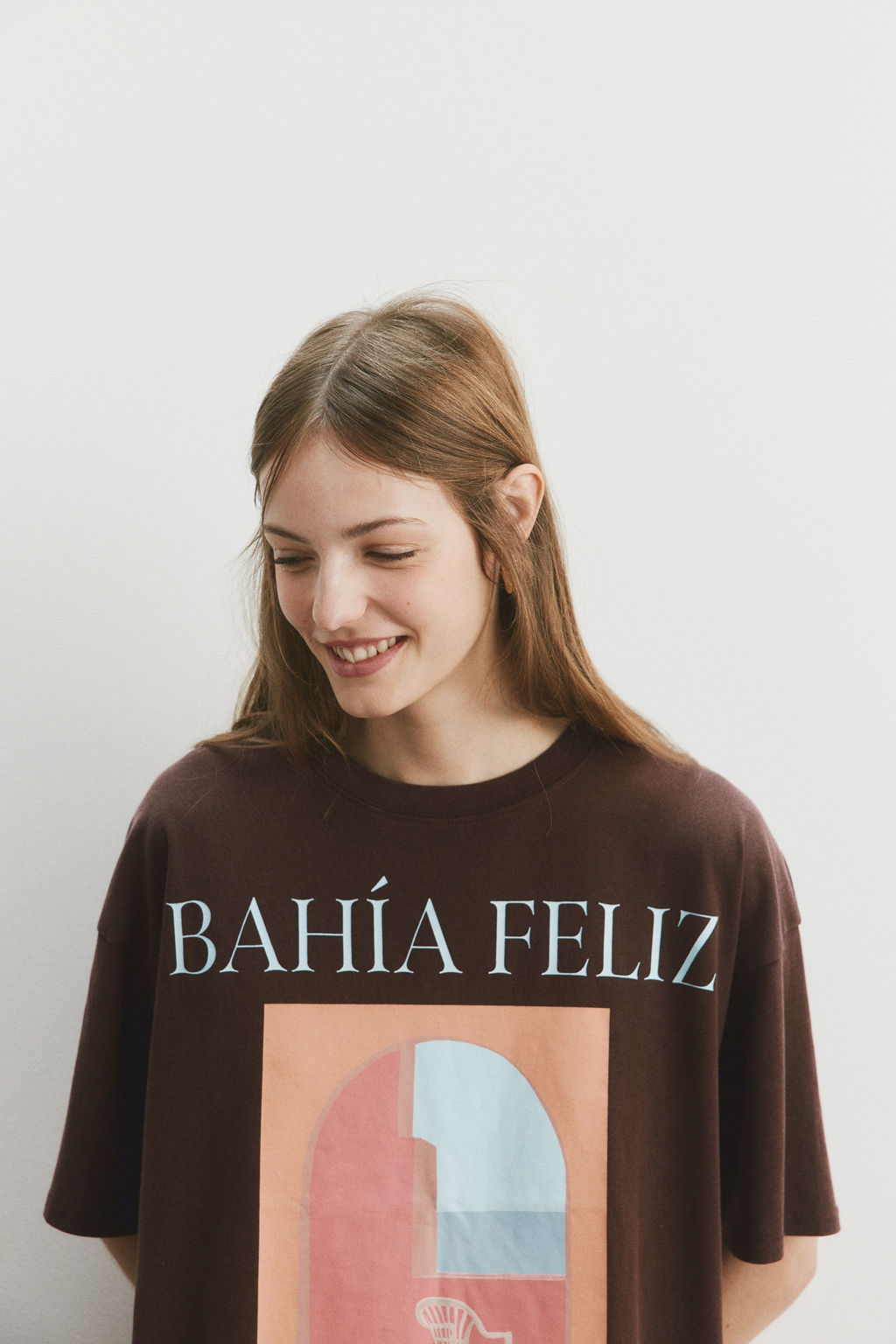 Camiseta oversize estampada - H&m фото 5