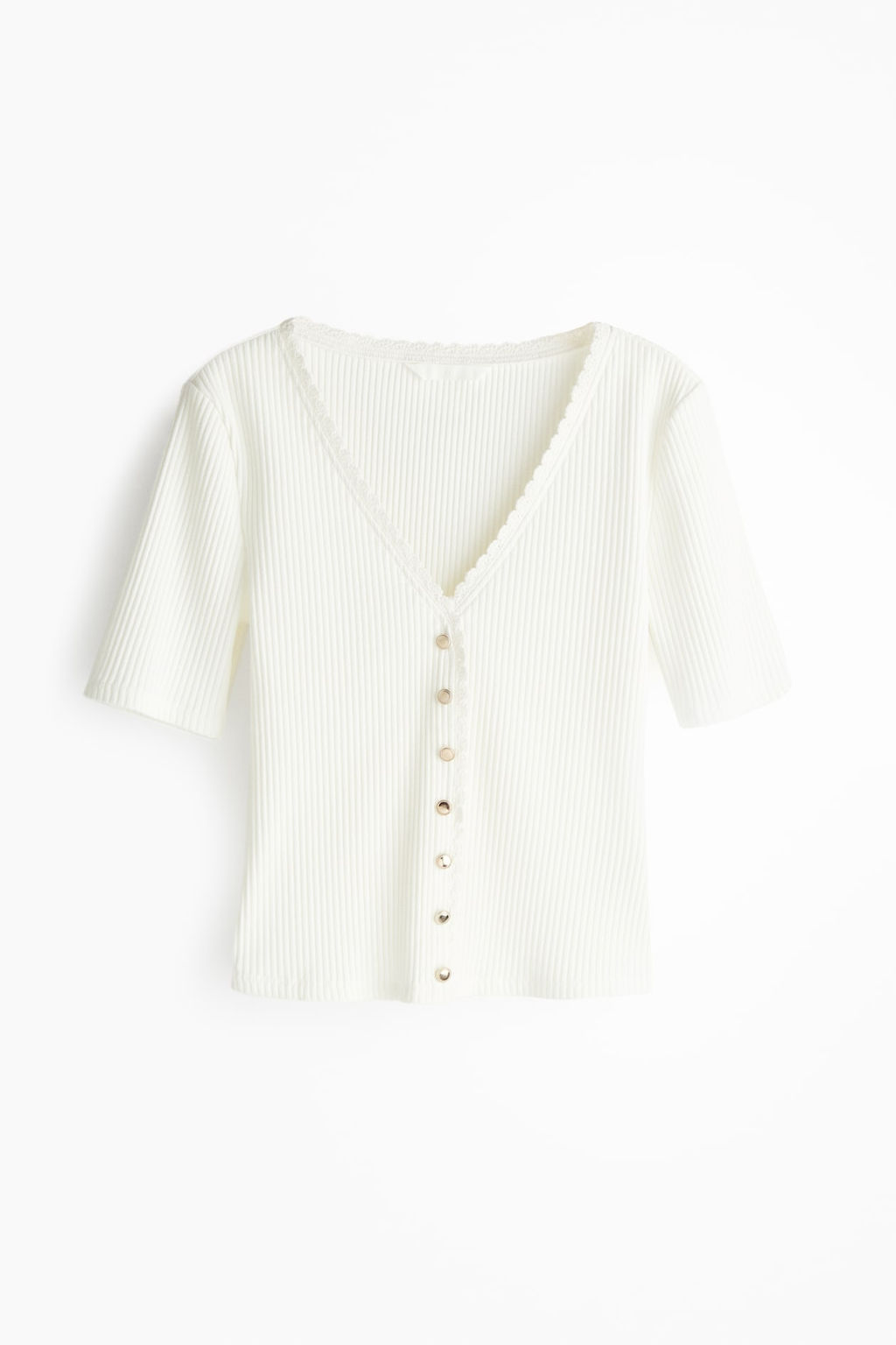 Top de canale con botones - H&m фото 5