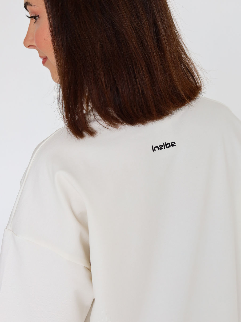 Футболка овер base unisex, тофу - Inzibe фото 2