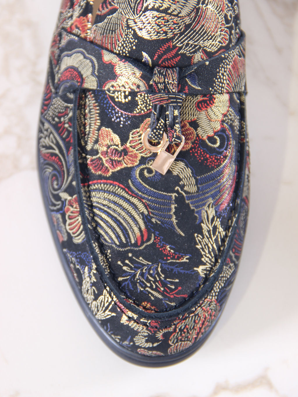 Лоферы EDART 170.2614 bl. Черный феникс фото 4