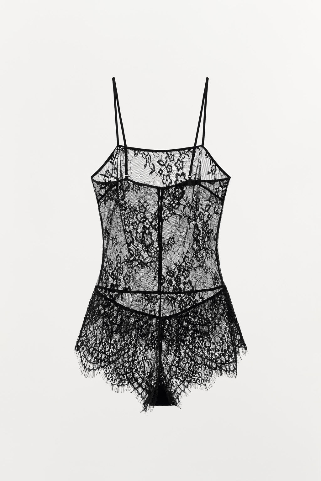 STRAPPY LACE JUMPSUIT - Zara фото 5