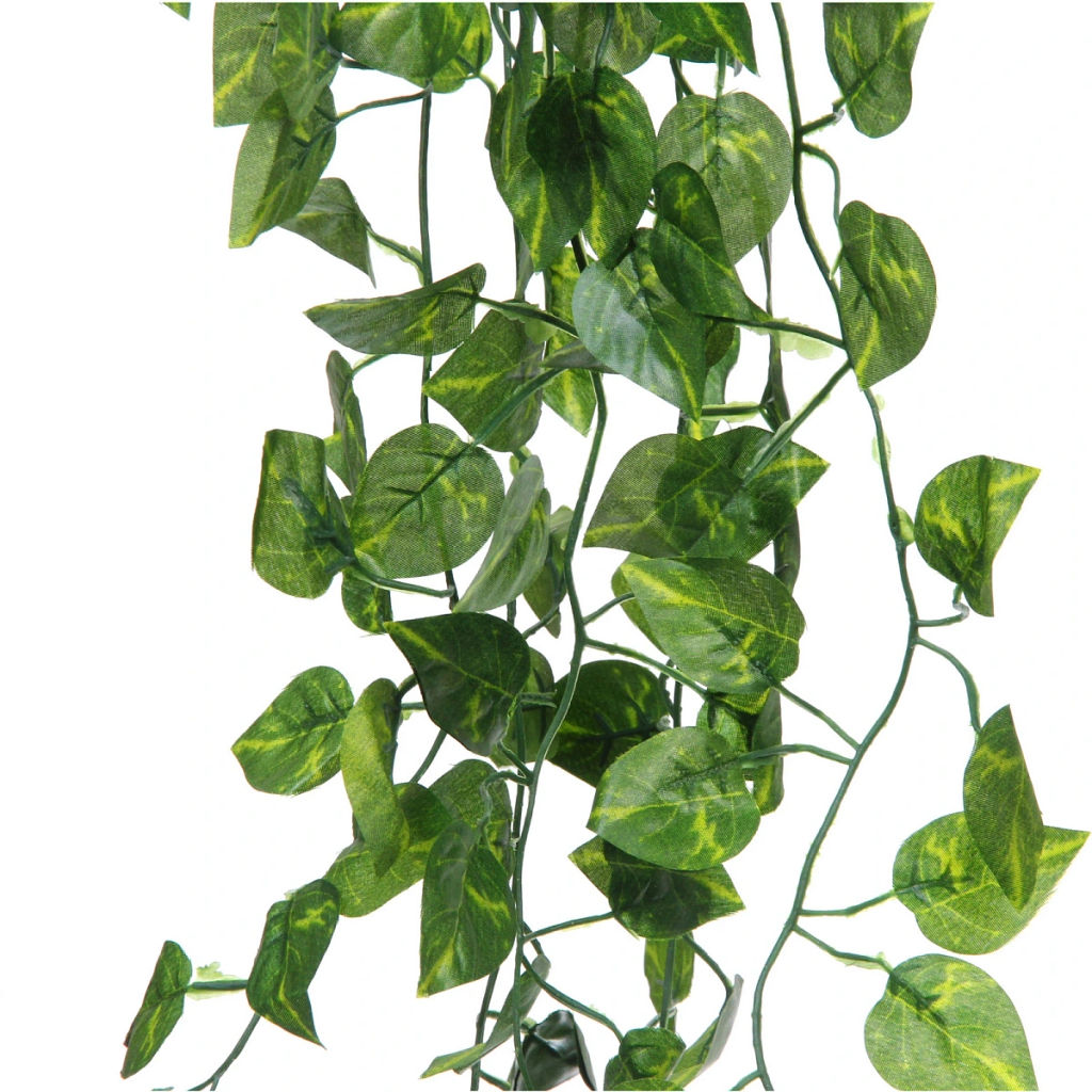 Цена за 2 шт. Лиана искусственная "Green garden" 100см листья, цвет зеленый