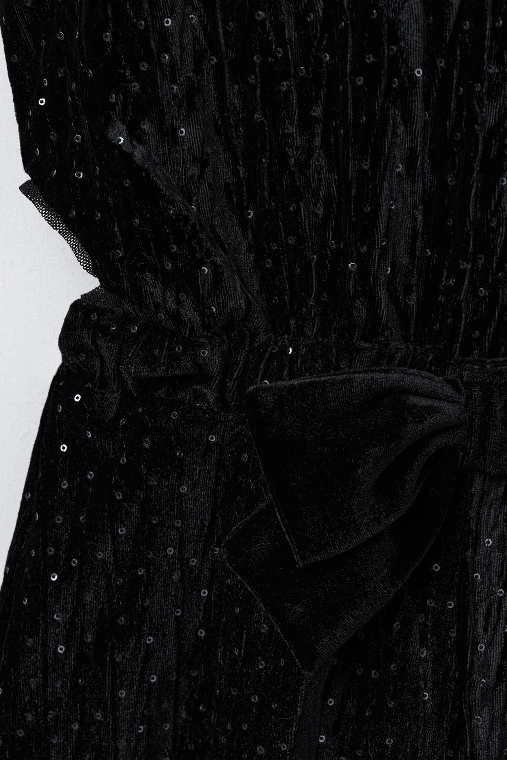 SPARKLY VELVET JUMPSUIT - Zara фото 4