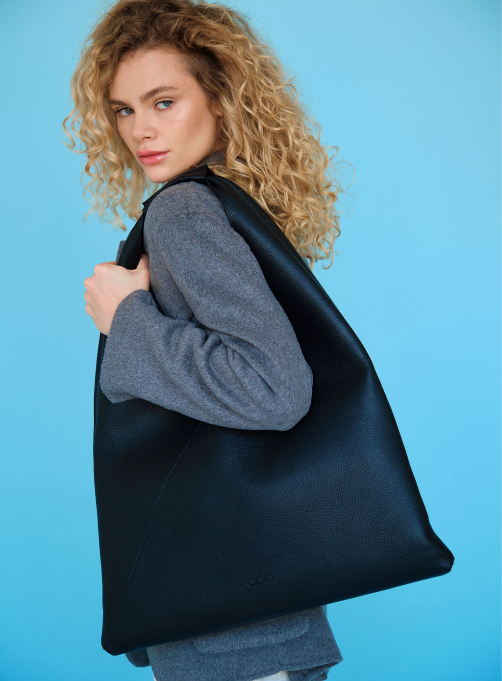 Кожаная сумка Luna DBR 31373 черный