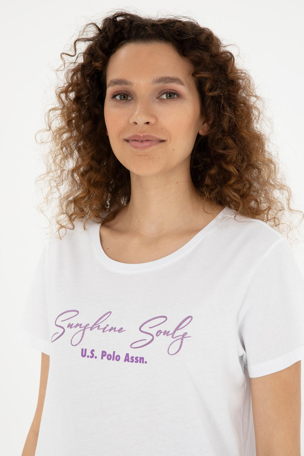 U. S. Polo Assn / Женская белая футболка - U.s. polo assn фото 2