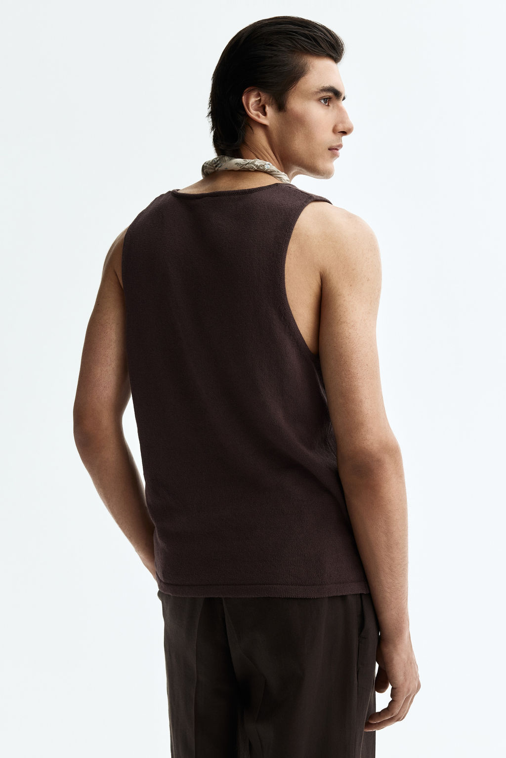 Camiseta sin mangas en punto Regular Fit - H&m фото 7