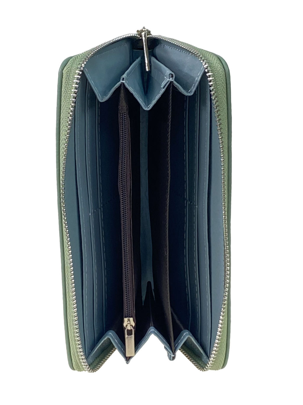 Женский кошелек с фермуаром из натуральной кожи, мультицвет - Greta фото 50