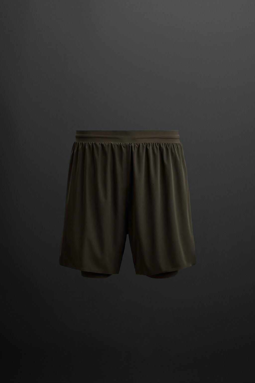 2-IN-1 PERFORATED SHORTS - Zara фото 11