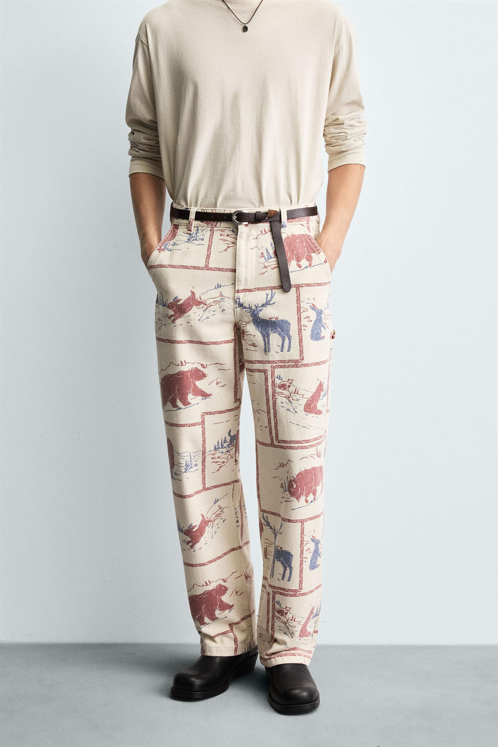 COMIC PRINT TROUSERS - Zara фото 2