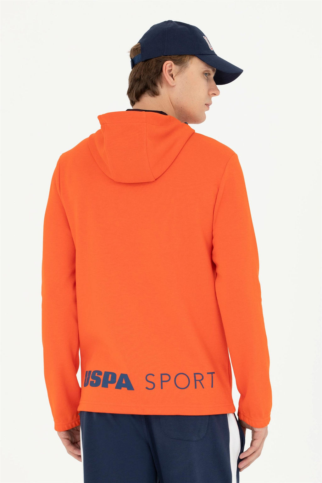 Мужской оранжевый свитшот - U.s. polo assn фото 5