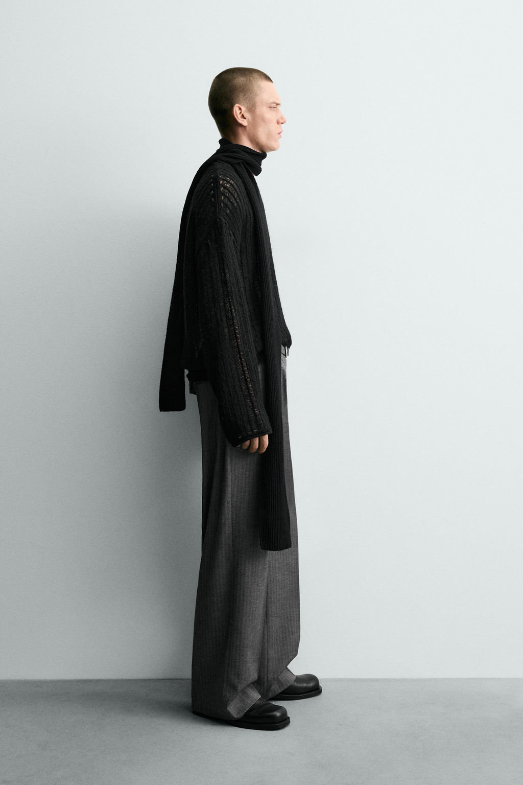 TEXTURED MESH JUMPER - Zara фото 4