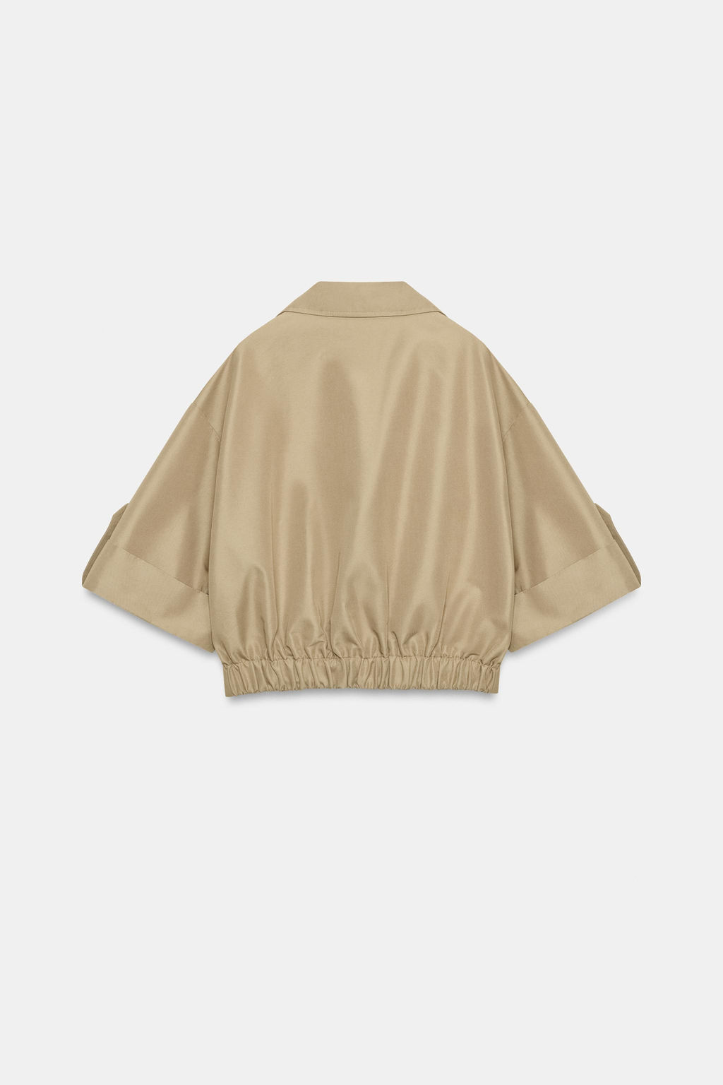 TRENCH CORTO MANGA CORTA / Tostado - Zara фото 5