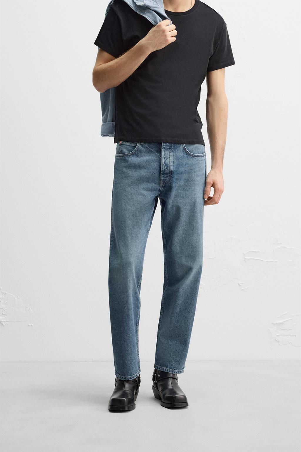 STRAIGHT-FIT REGULAR JEANS - Zara фото 7