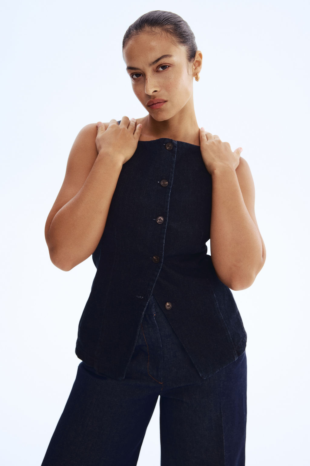 Chaleco sastre en denim - H&m фото 3