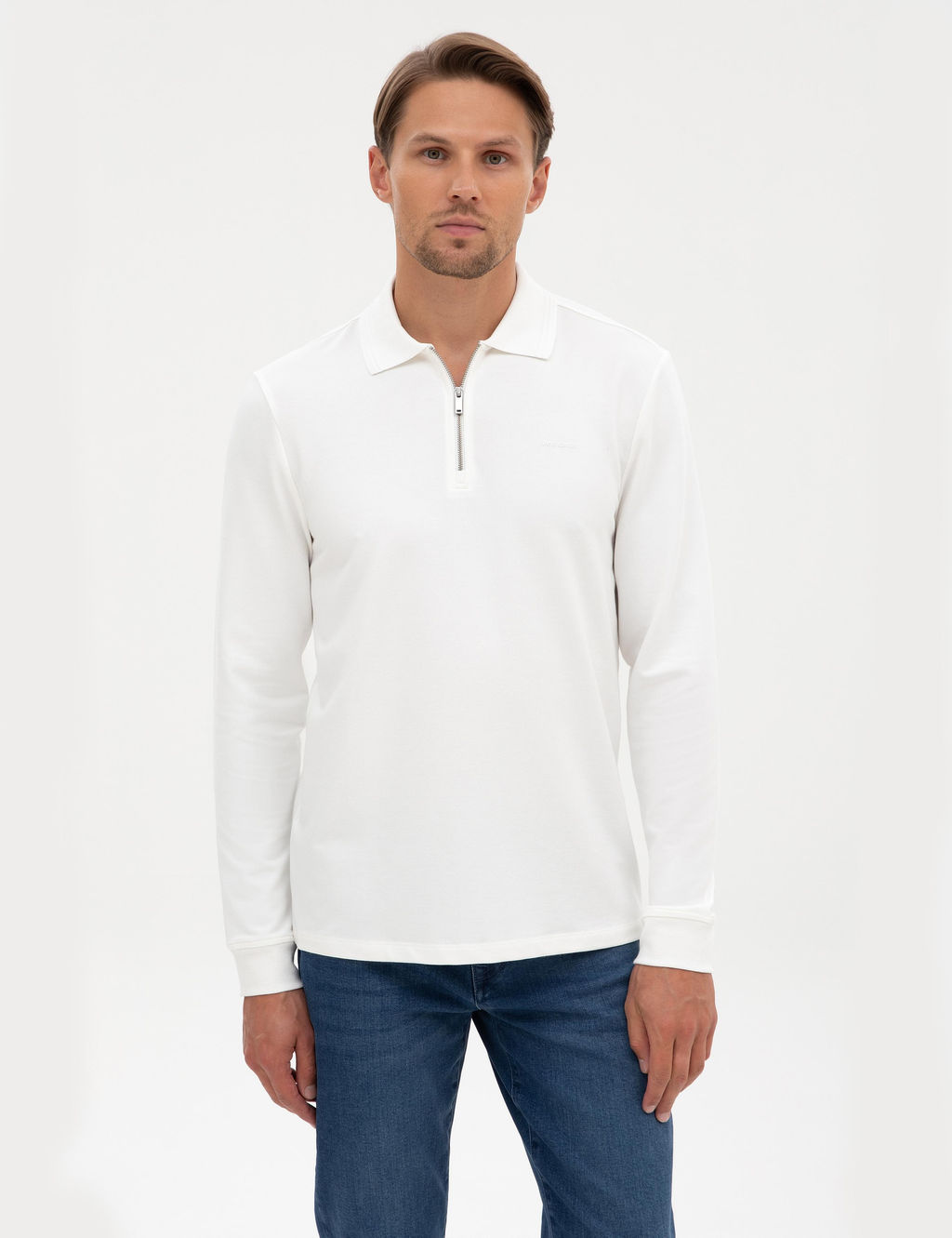 Ekru Regular Fit Sweatshirt