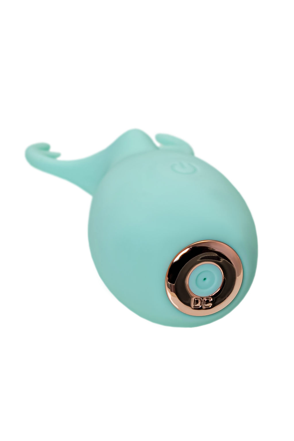 Вибратор Штучки-Дрючки, Mr. Moose, бирюзовый, силикон, 9,5 см  фото 6