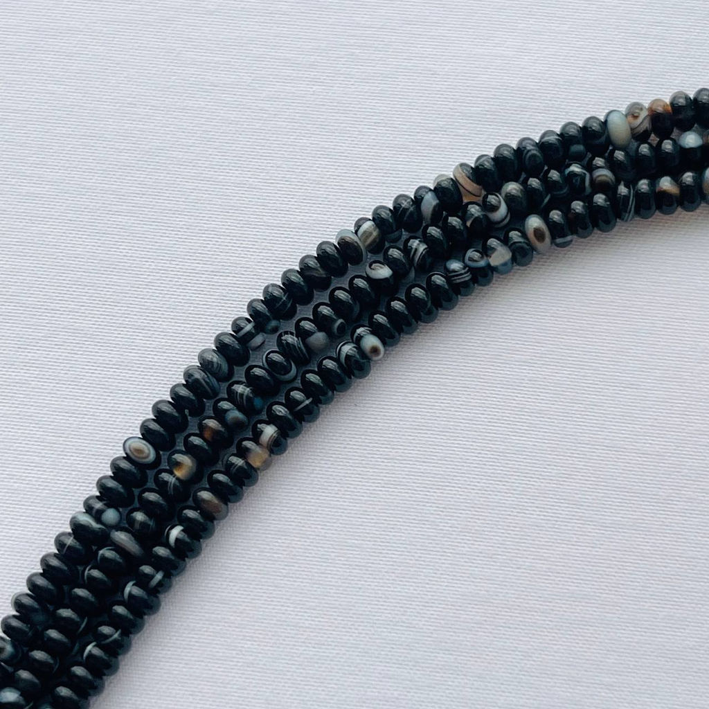 Бусины для украшений из полосатого Агата