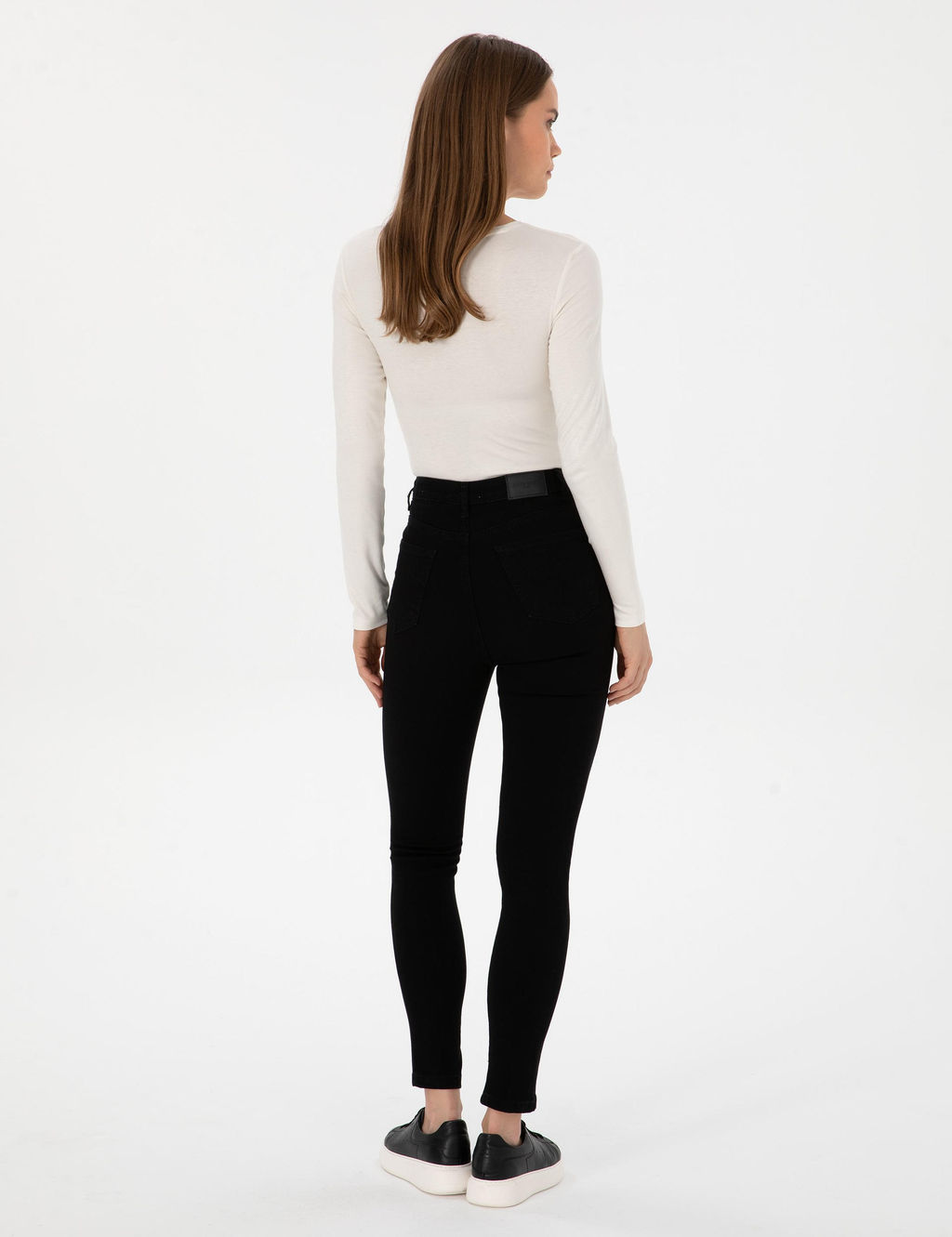 Siyah Skinny Fit Jean Pantolon