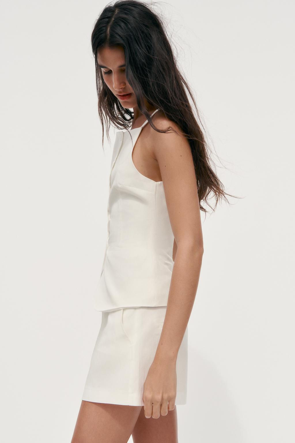 BUTTONED WAISTCOAT TOP - Zara фото 12