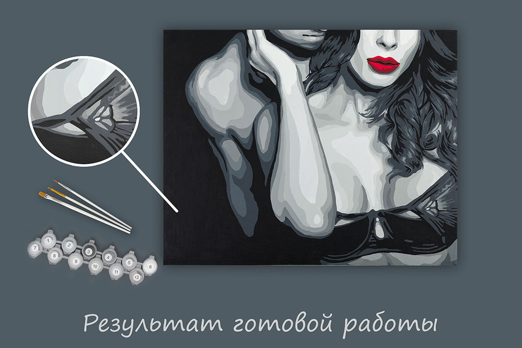 ФРЕЯ PNB/PL-256 Набор для раскрашивания по номерам 50 х 40 см Тайна для двоих  фото 5