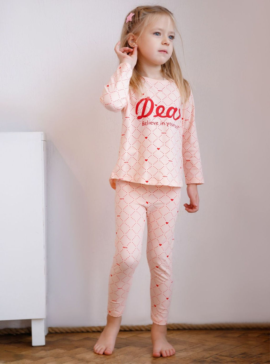 Детская пижама для девочек Indefini (Арт.3280GTC)