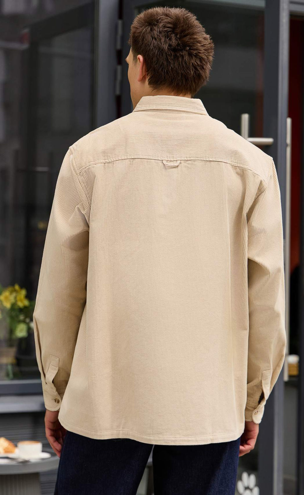 Рубашка вельвет F221-0470 l.beige - Primm фото 6