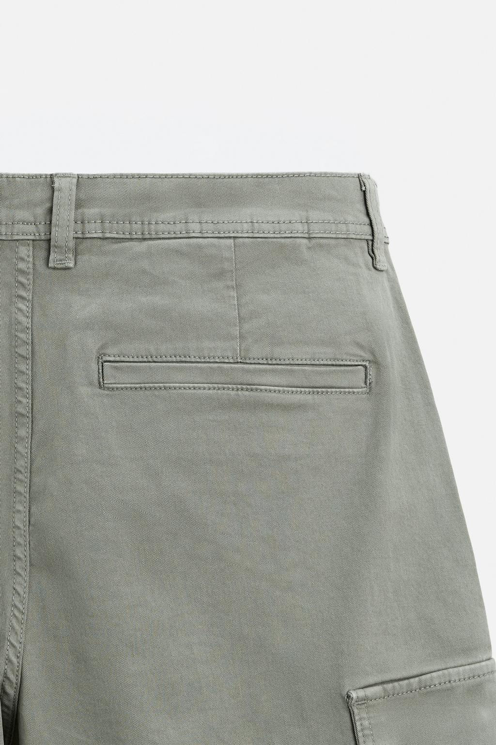 RELAXED FIT CARGO TROUSERS - Zara фото 33