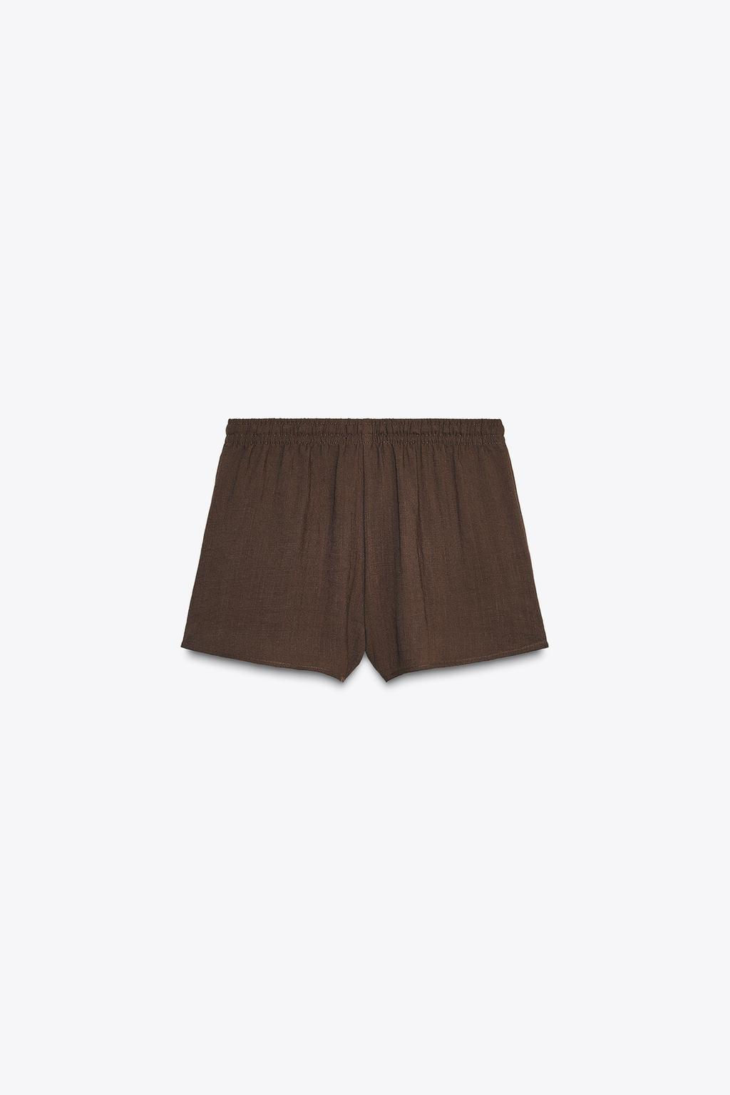 MINI SHORTS WITH DRAWSTRING - Zara фото 13