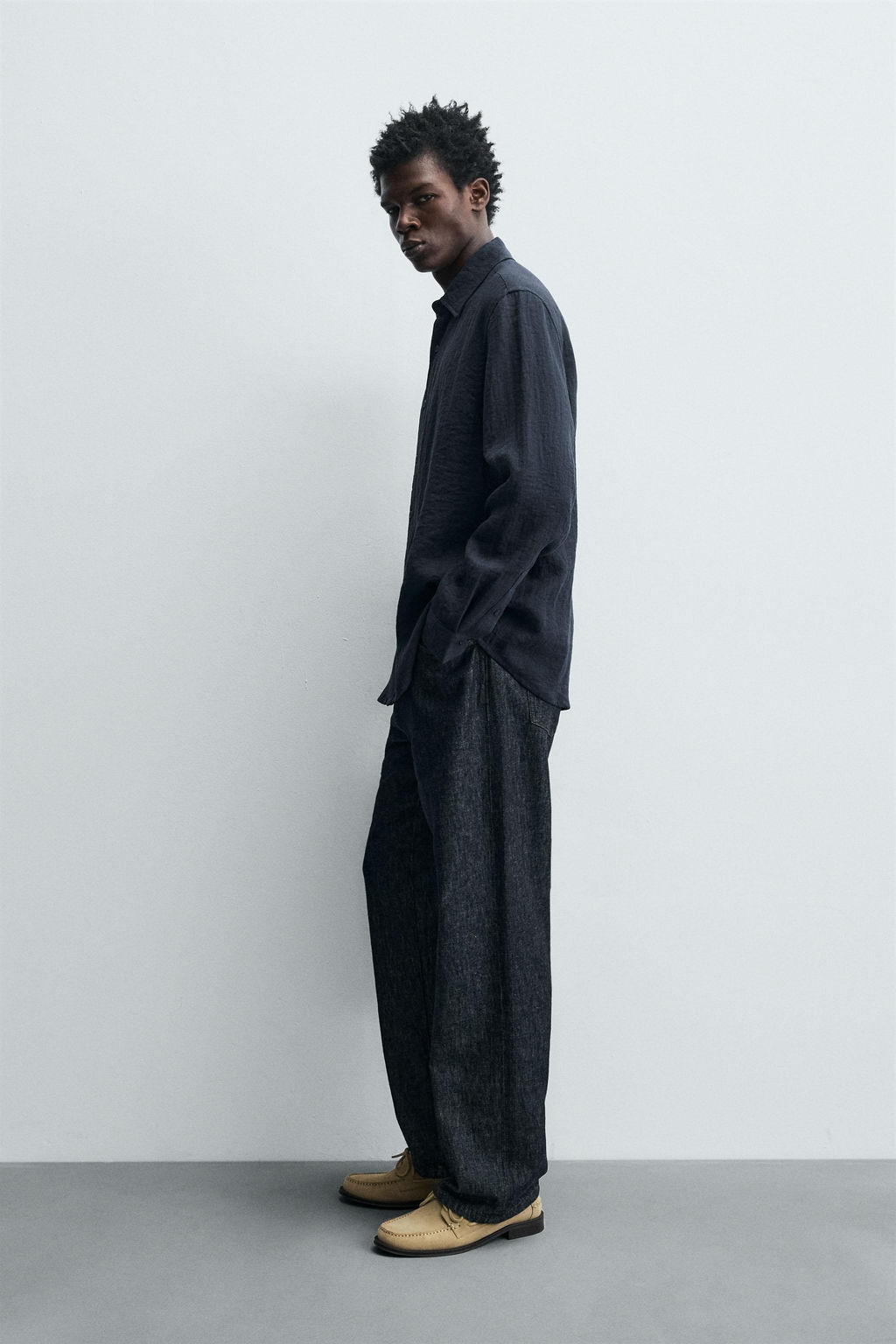 FLOWING RELAXED FIT SHIRT - Zara фото 4