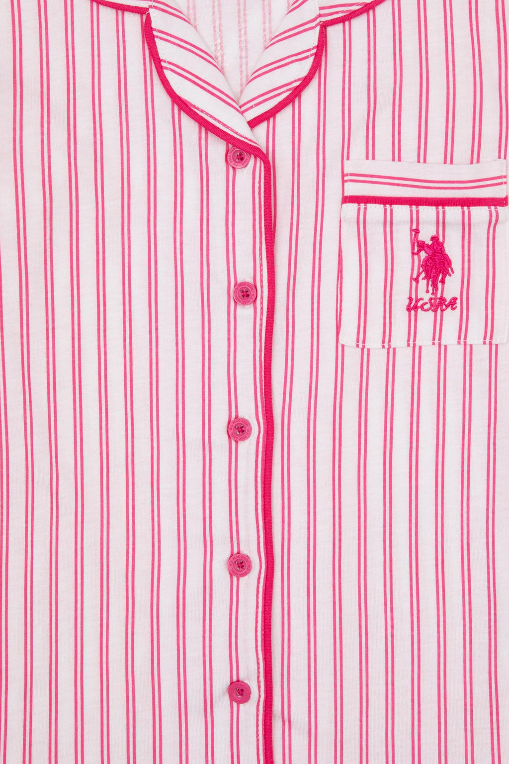 K_z _ocuk Fu_ya _izgili Pijama Tak_m_ Sepette S_rpriz _ndirim - U.s. polo assn фото 7