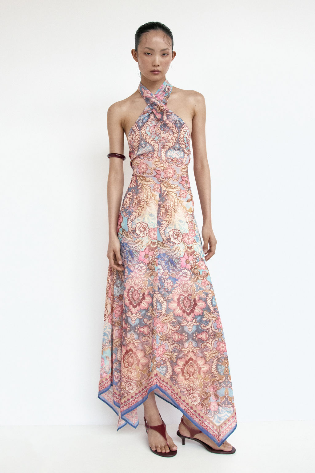 Vestido halter de gasa - H&m фото 2