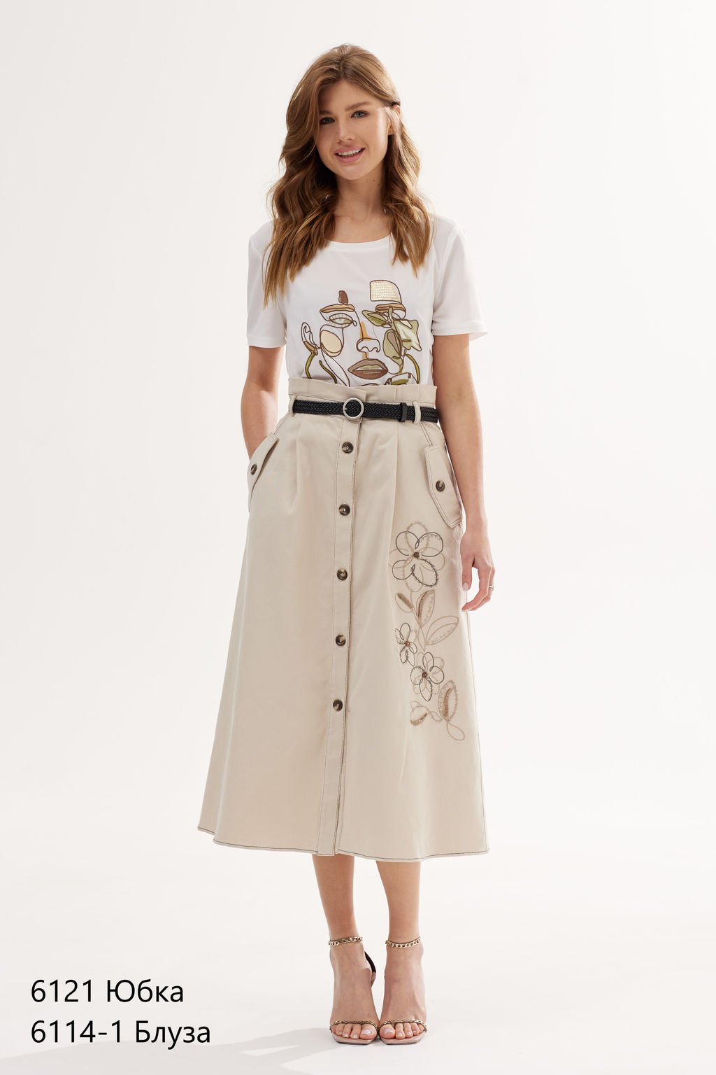 6121 Юбка - Niv niv fashion фото 6