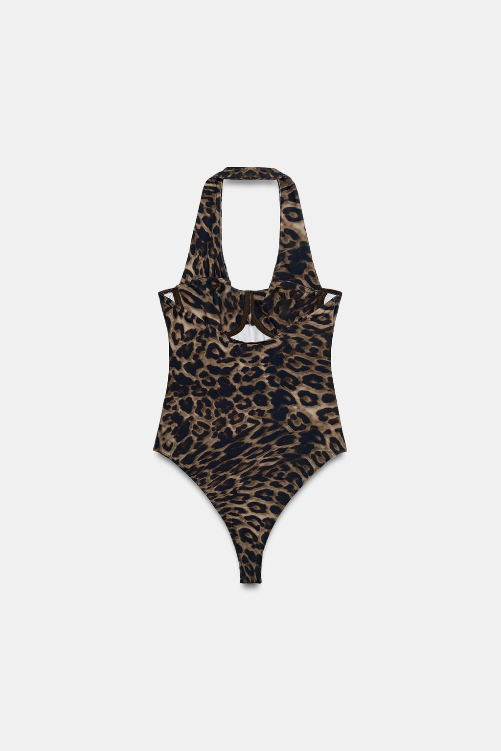 BODY HALTER AROS COMBINADO / Leopardo - Zara фото 6