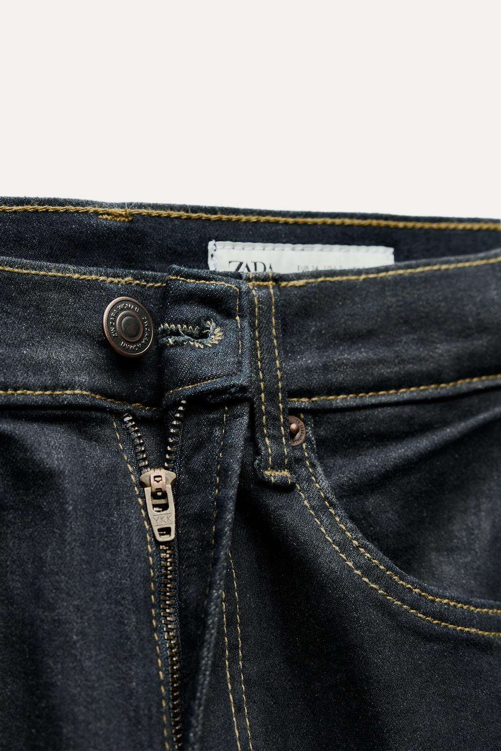 ZW COLLECTION BOOTCUT HIGH-WAIST CROPPED JEANS - Zara фото 10