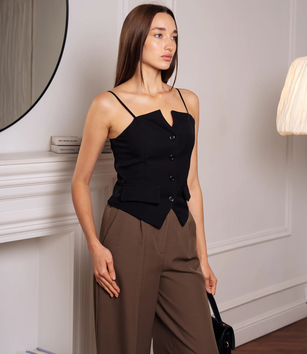 Топ #КТ5551, чёрный