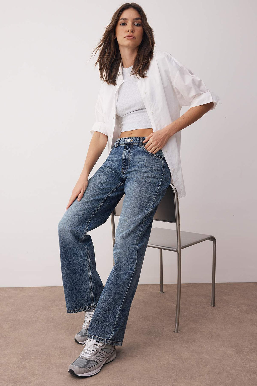 Mavi Dusuk Bel Genis Paca Wide Leg Jeans TWOAW26JE00075