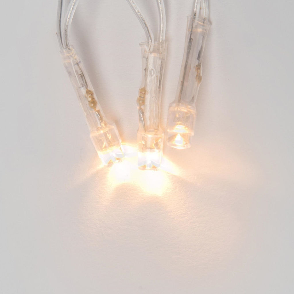 ULD-S0500-050/DTA WARM WHITE IP20 Гирлянда светодиодная с контроллером, 5м. 50 светодиодов. Теплый белый свет. Провод прозрачный. ТМ Uniel - Volpe фото 3