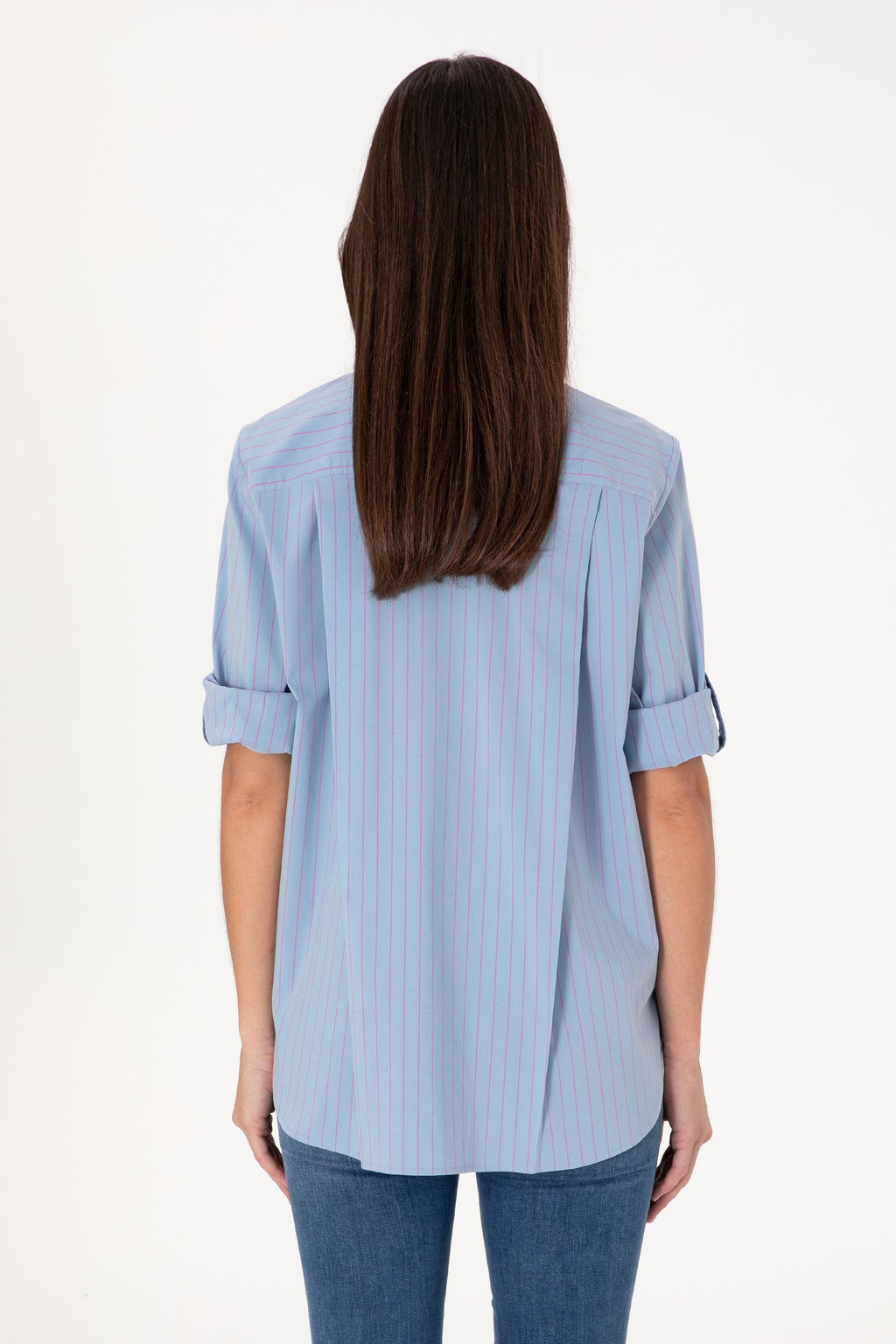 Kad_n Mavi Uzun Kollu G_mlek Sepette S_rpriz _ndirim - U.s. polo assn фото 5