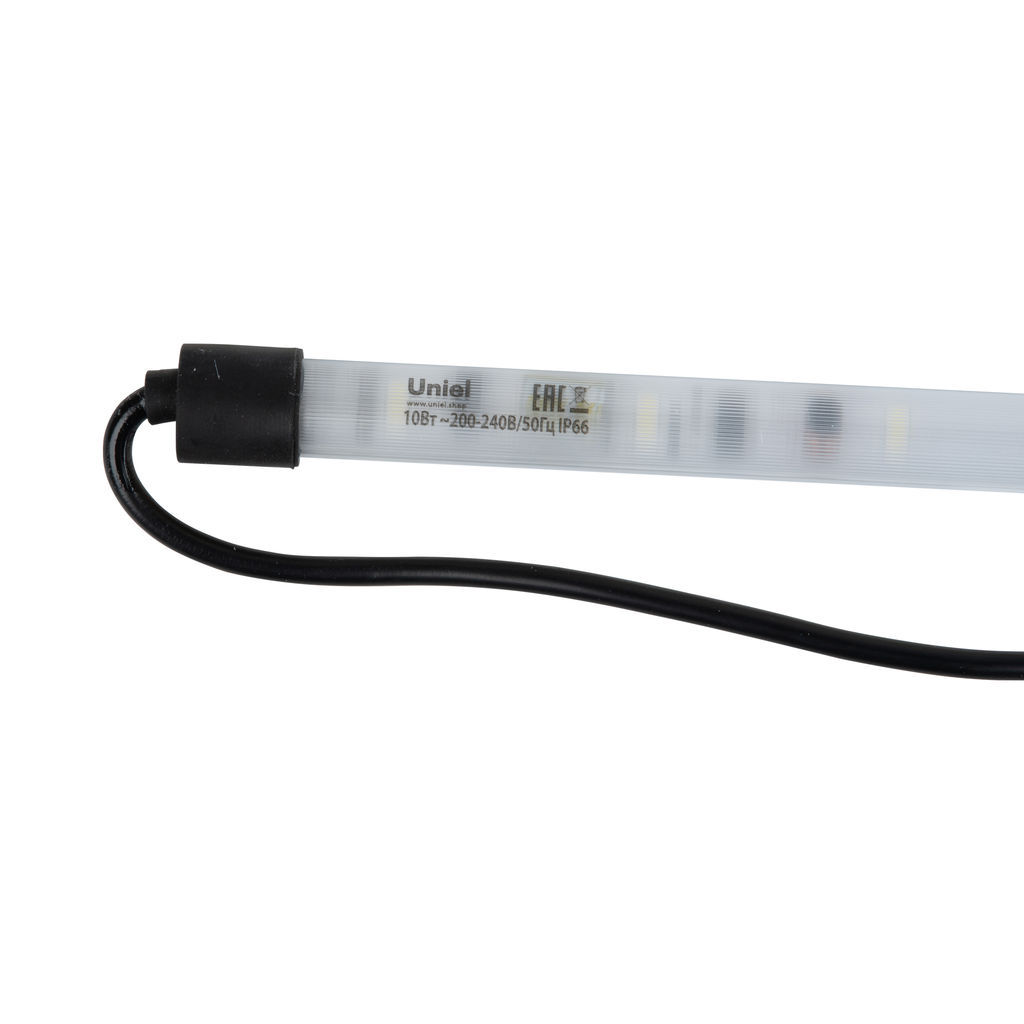 ULT-P91-10W/STUM IP66 CLEAR Светильник для растений светодиодный линейный, 520мм. Пластик. Спектр для выращивания грибов. TM Uniel