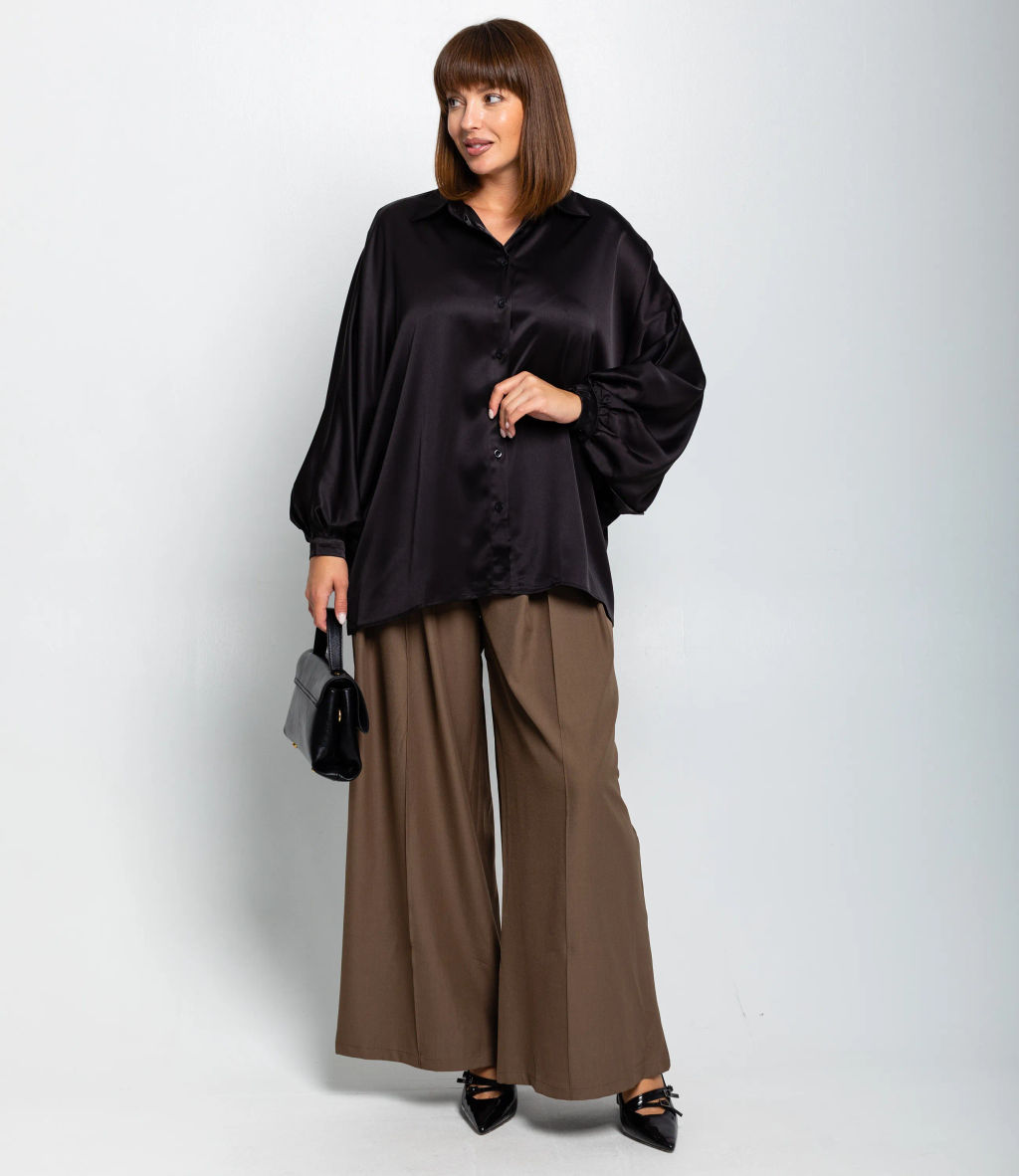 Блуза #КТ3388 (1), чёрный - Dommod фото 4