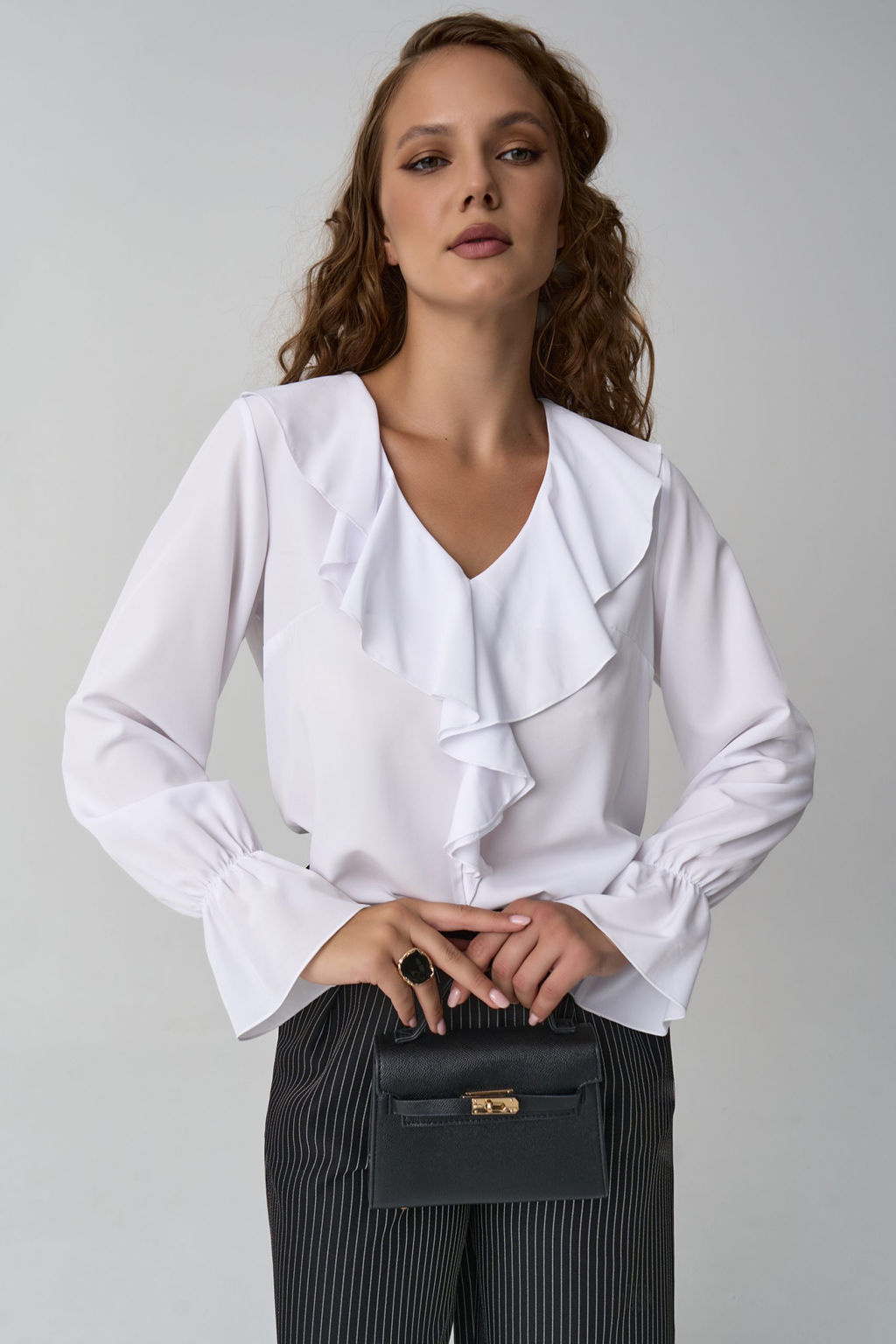 Блузка Мишель (белый) - Эльза фото 7