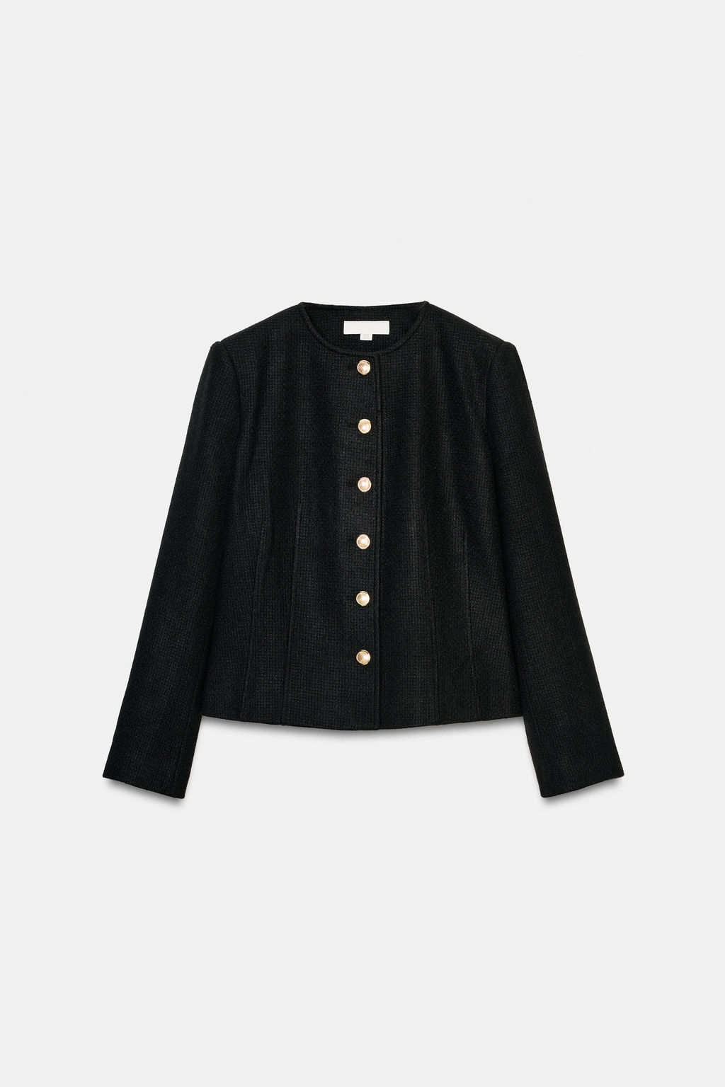 FITTED ROUND NECK BLAZER - Zara фото 7
