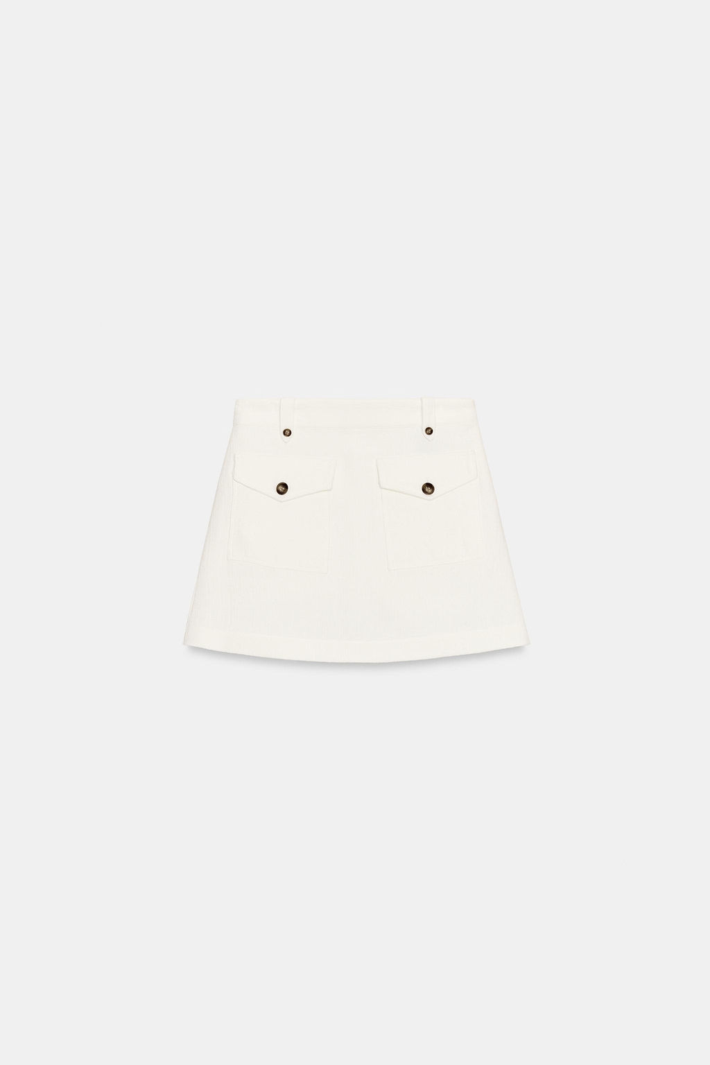 FALDA PANTAL?N TEJIDO R?STICO / Crudo - Zara фото 9