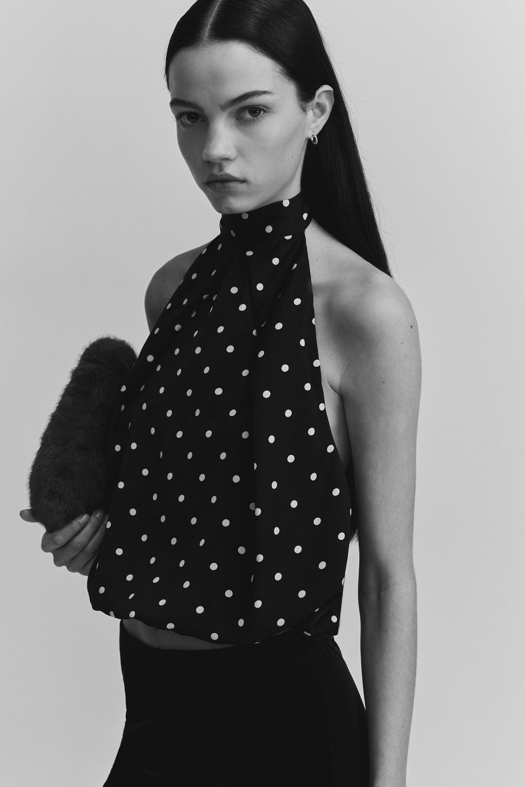 Top halter de sat?n - H&m фото 3