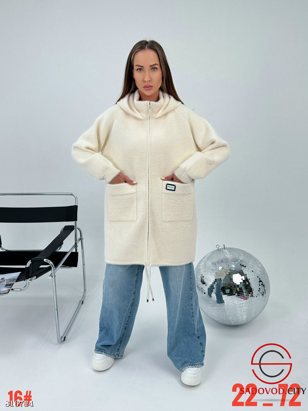 Кардиган женский с капюшоном - Bruno фото 3