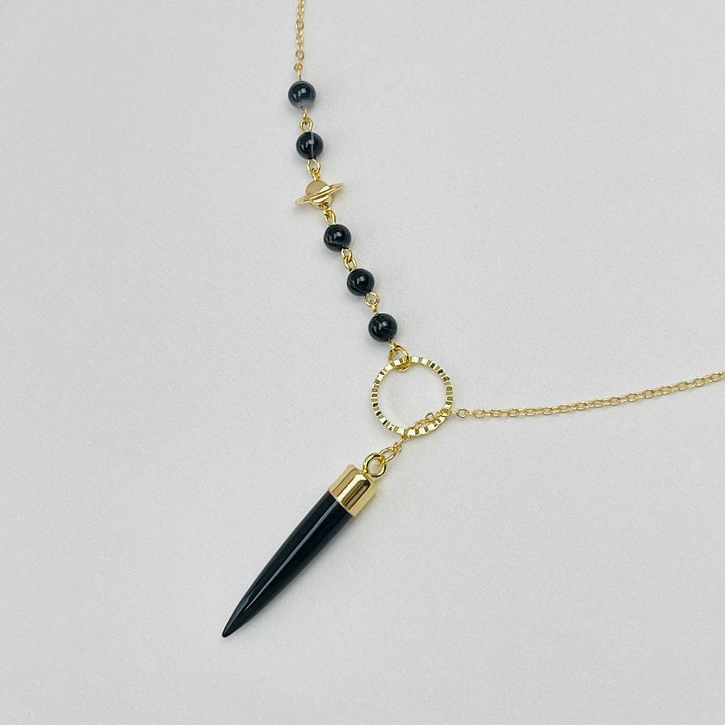 Колье на цепочке с Агатом 45 см