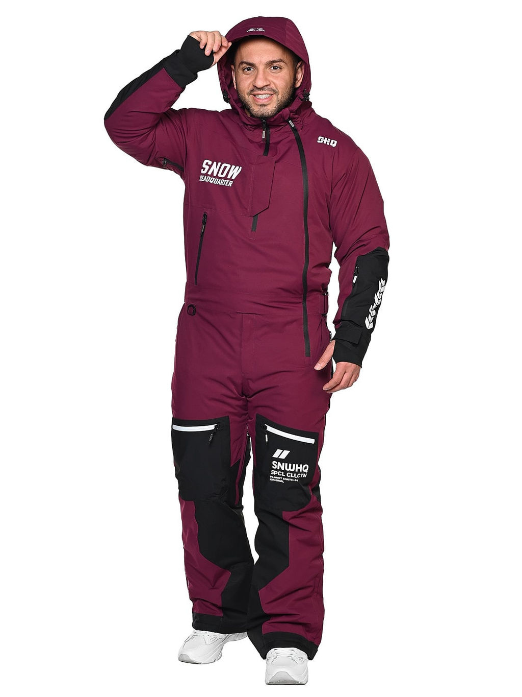 Комбинезон A-89010 Бордовый